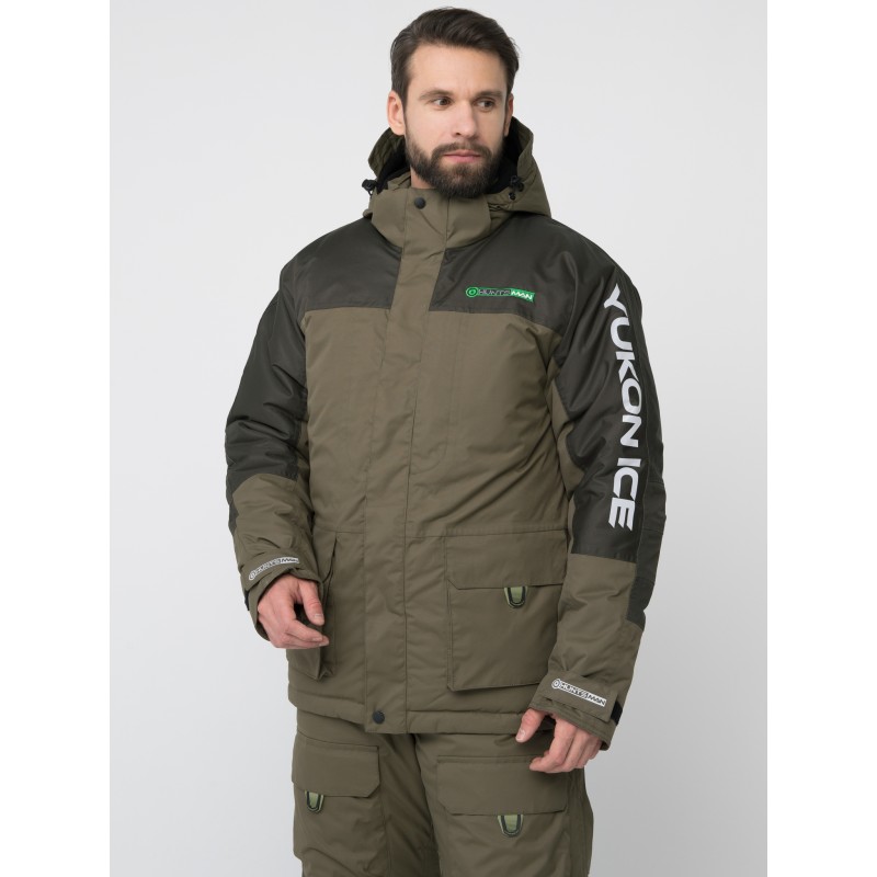 Костюм мужской Huntsman (Восток) Yukon Ice, ткань Breathable, хаки, размер 48-50, 170-176 см