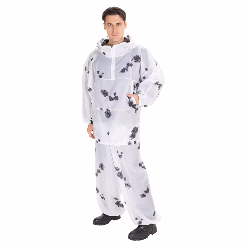 Костюм маскировочный Huntsman Метель, ткань шелк, принт Клякса, размер 50-56, 176-182 см