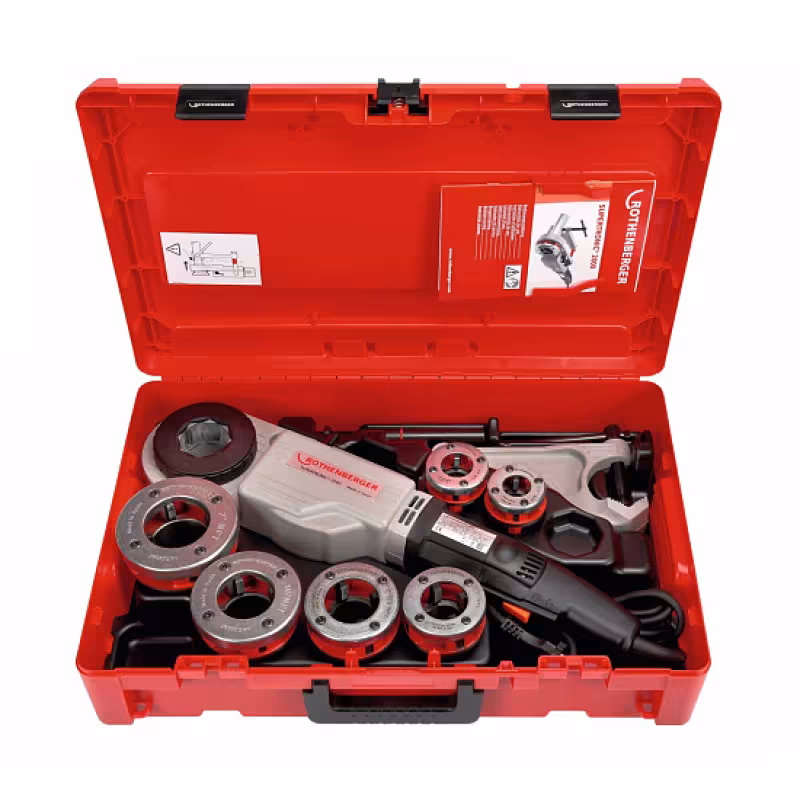 Клупп электрический Rothenberger Супертроник 2000 BSPT, 1/2-2''