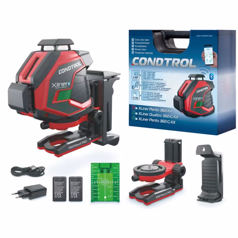Нивелир лазерный Condtrol XLiner Pento 360G Kit