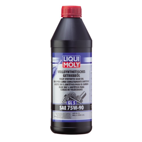 Масло трансмиссионное синтетическое Liqui Moly Gear Oil 75W-90, 1л