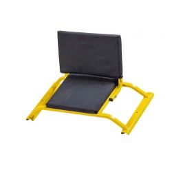 Сиденье со спинкой мягкое поперечное для саней, складное,1450 мм