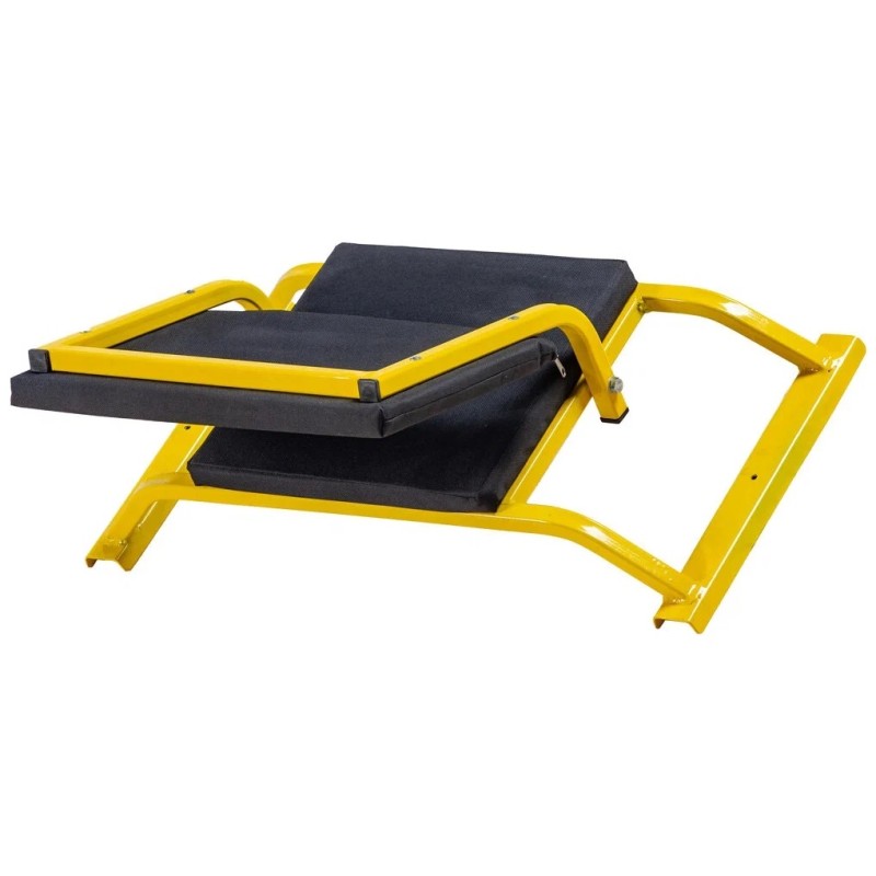 Сиденье со спинкой мягкое поперечное для саней, складное,1450 мм