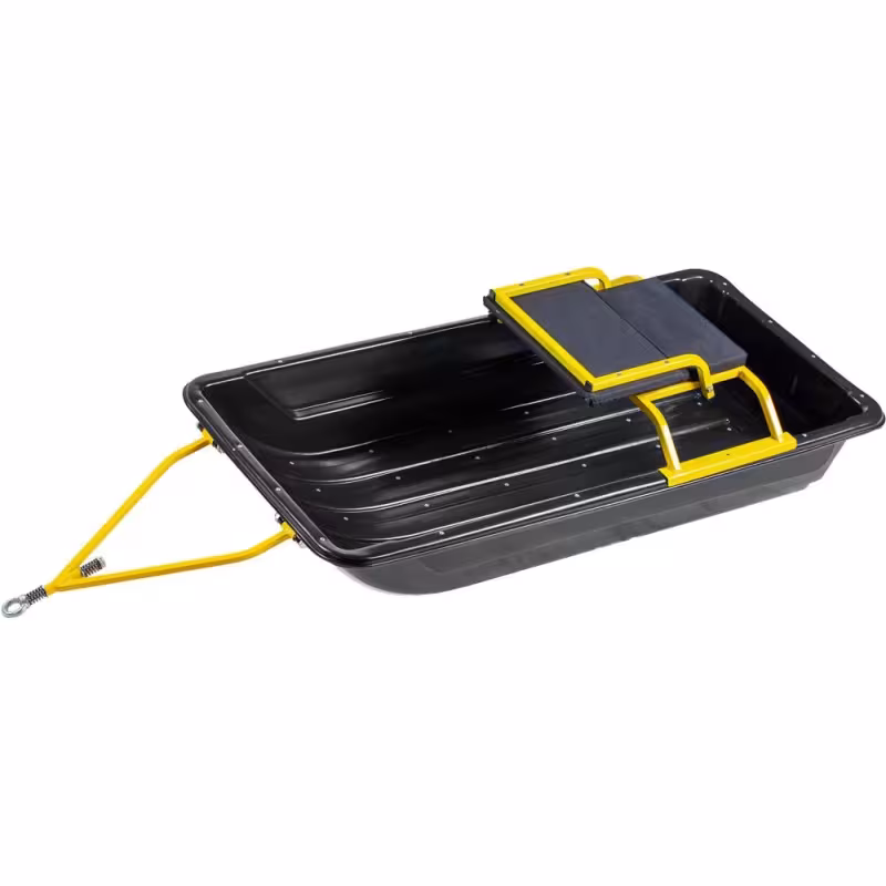 Сиденье со спинкой мягкое поперечное для саней, складное,1450 мм