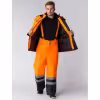 Костюм зимний Факел Дорожник, ткань Оксфорд, оранжевый/черный, размер 48-50, 182-188 см