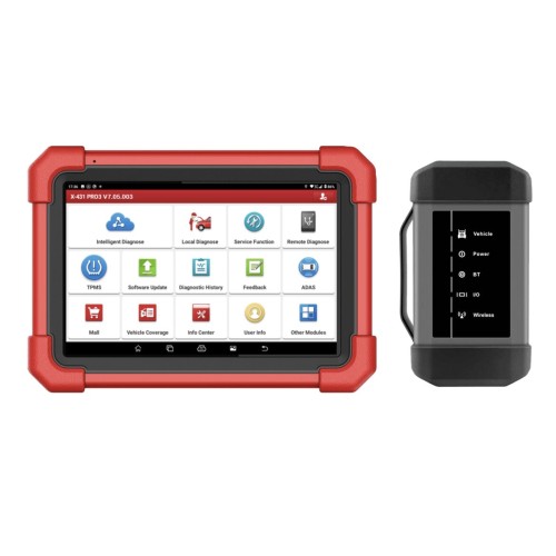 Сканер для автодиагностики Launch X-431 PRO3 HD v.4 (Version 2020) для грузовых автомобилей