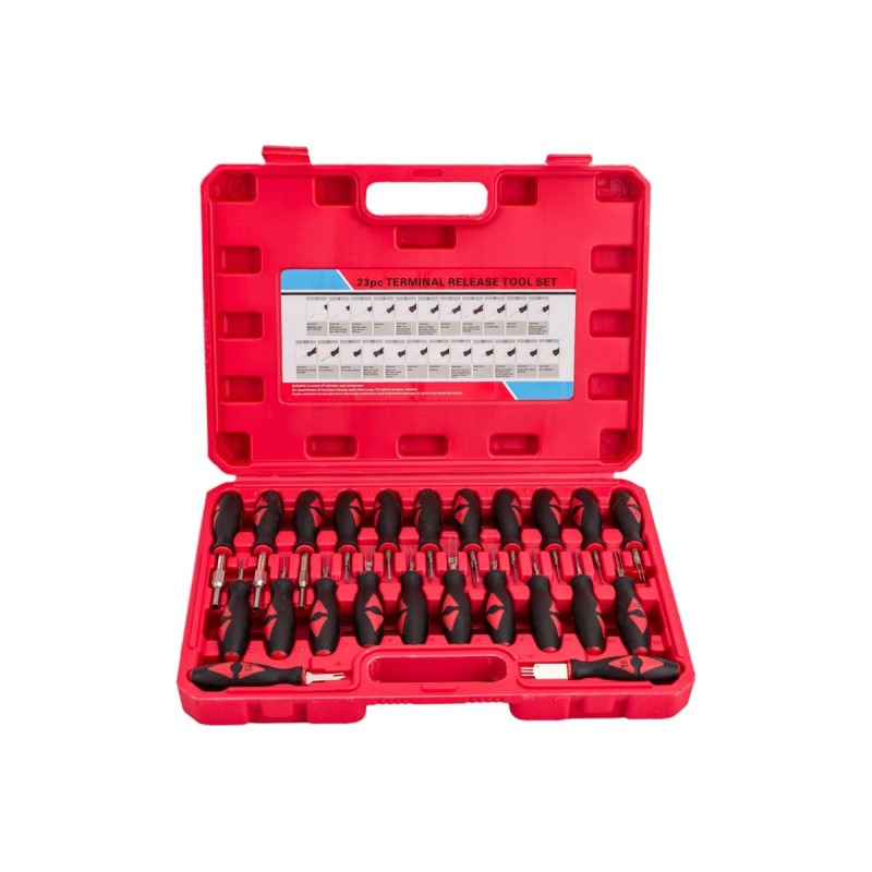 Набор приспособлений для разборки электрических разъемов Эврика ER-8671, 23 предмета