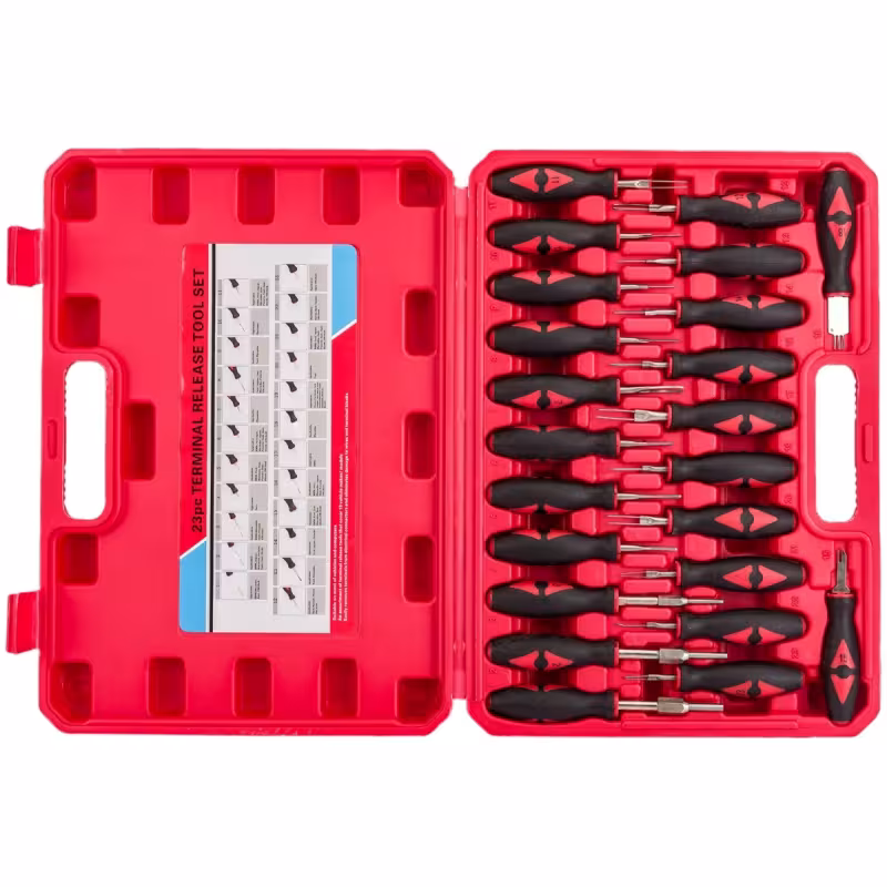 Набор приспособлений для разборки электрических разъемов Эврика ER-8671, 23 предмета