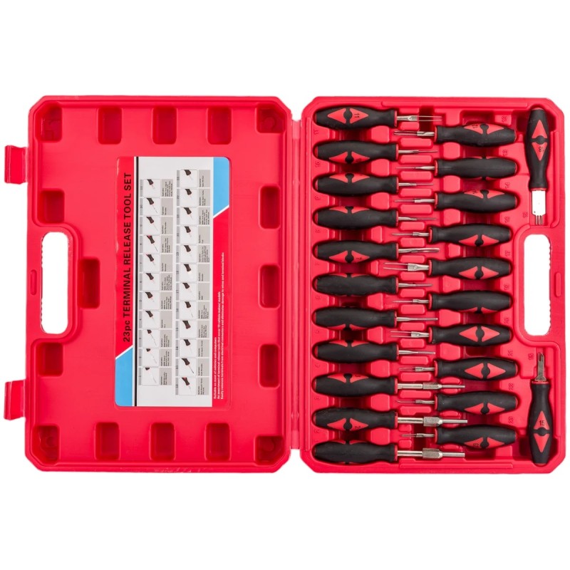 Набор приспособлений для разборки электрических разъемов Эврика ER-8671, 23 предмета