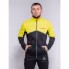Куртка мужская Fischer Softshell Warm GR8115-101, черный/желтый, размер 56
