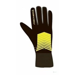 Перчатки Fischer Race GR8125-101, черный/желтый, размер L