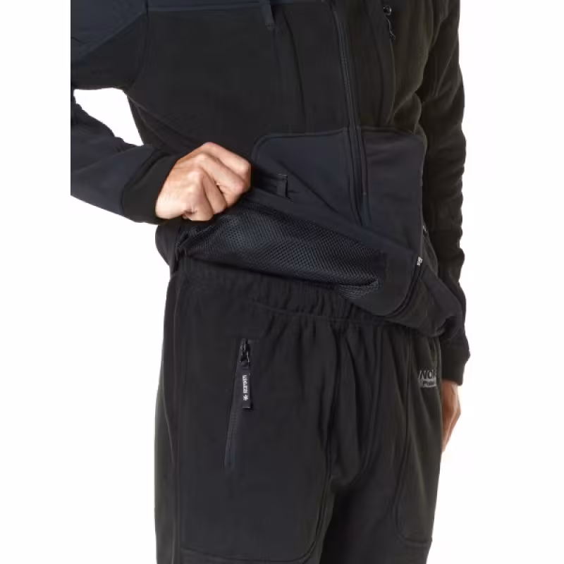 Костюм мужской Norfin Polar Line, флис, серый/черный, размер XXXL