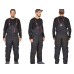 Костюм мужской Norfin Extreme 5, ткань Breathable, черный/красный, размер L