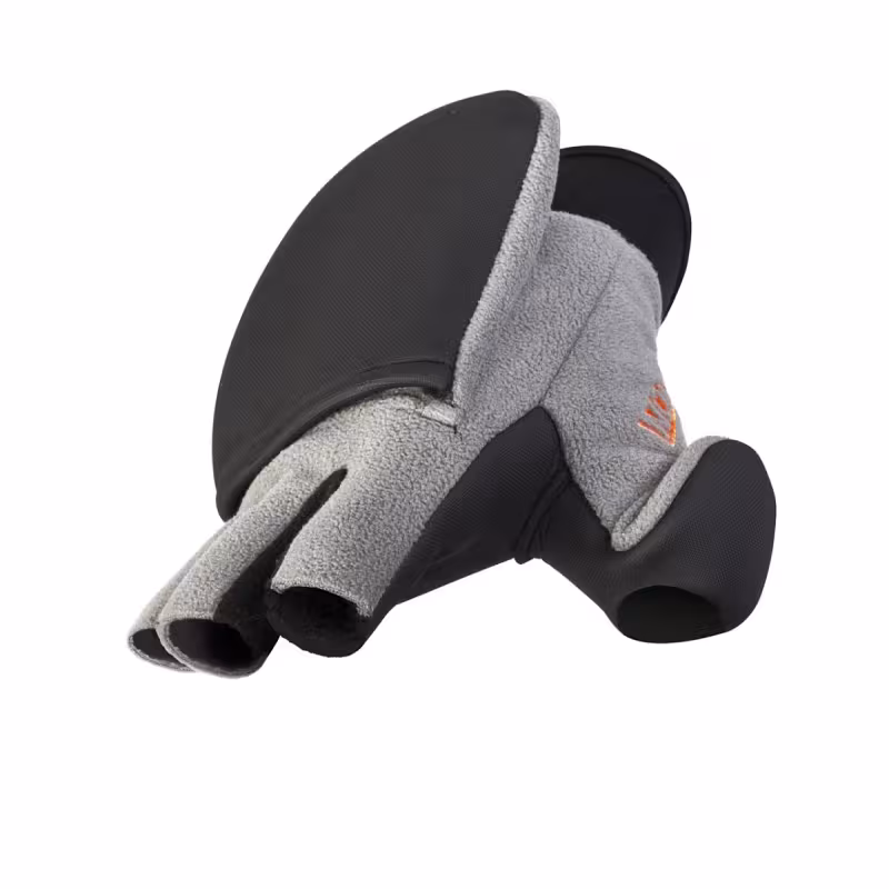 Перчатки с откидным верхом Norfin Helium, серый/черный, размер L