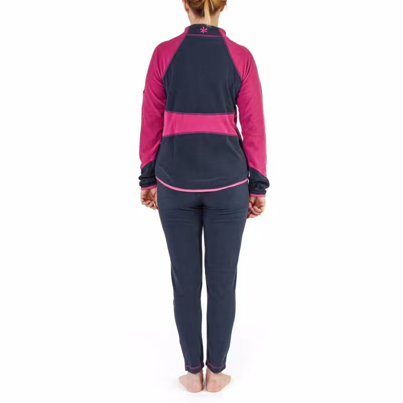 Комплект термобелья женский Norfin Women Performance Space Blue, флис, синий/розовый, размер M