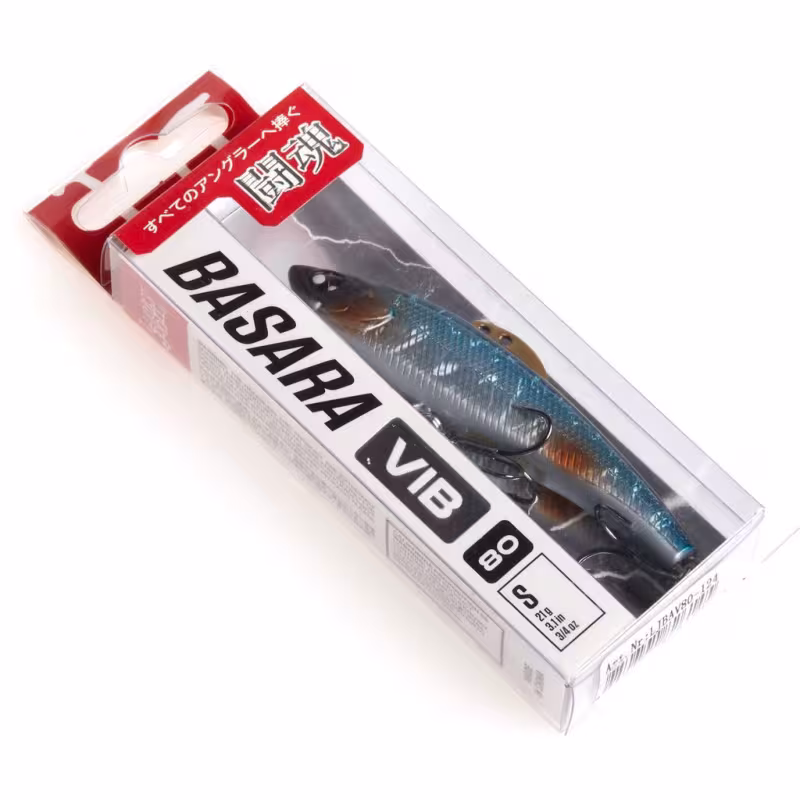 Воблер тонущий Lucky John Basara Vib S 80-124, 80 мм, 21 г, цвет 124