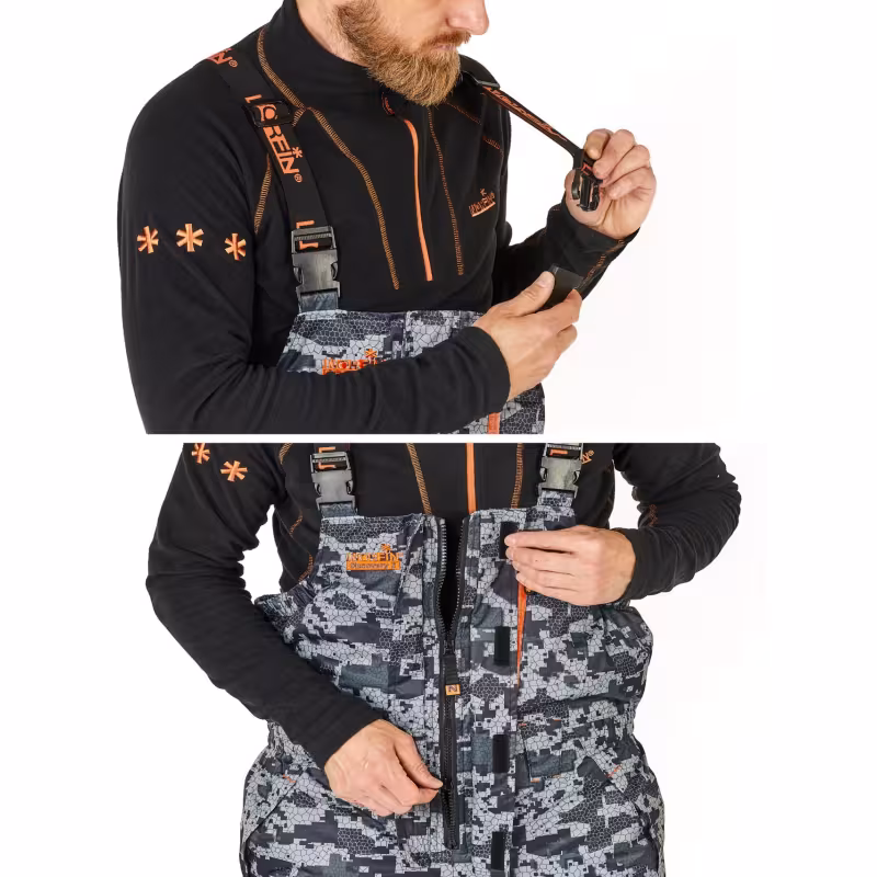 Костюм мужской Norfin Discovery 2 LE Camo, ткань Breathable, серый камуфляж, размер XXXL