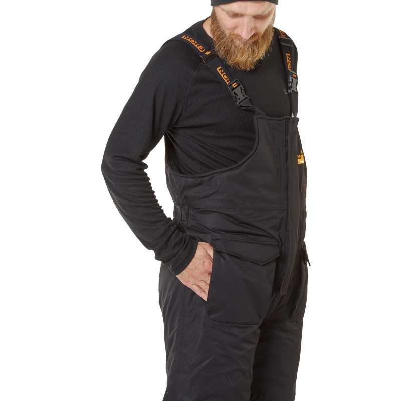 Костюм мужской Norfin Element+, ткань Breathable, черный/серый, размер XXXL