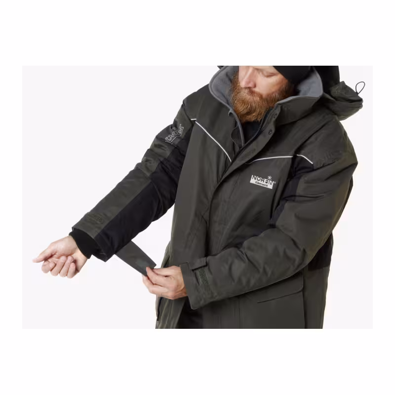 Костюм мужской Norfin Element Gray, ткань Breathable, серый/черный, размер S