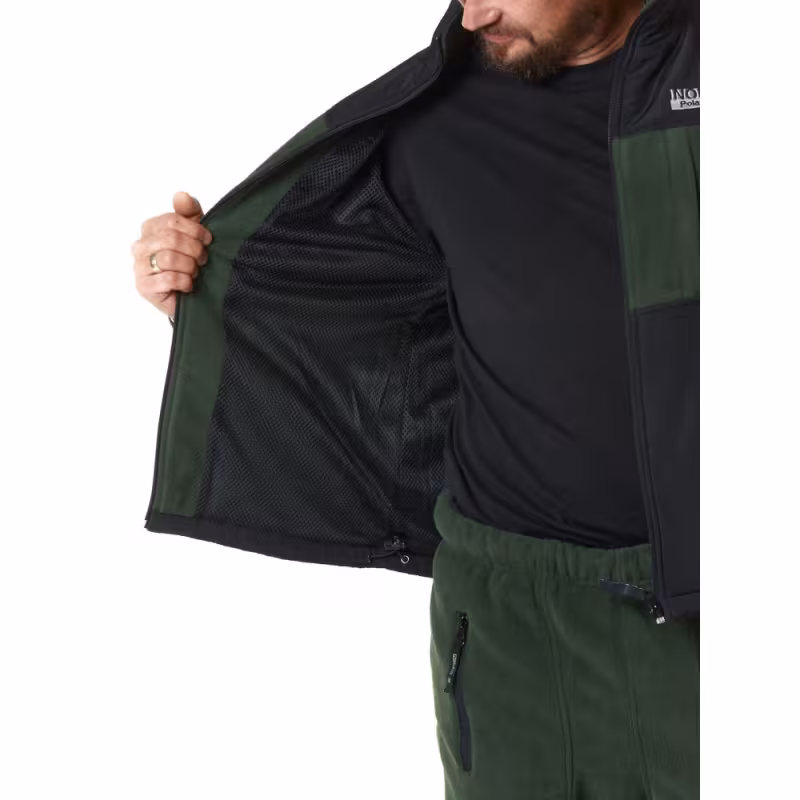 Костюм мужской Norfin Polar Line, флис, зеленый/черный, размер M