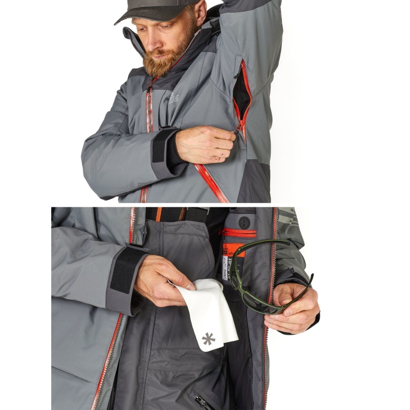 Куртка мужская Norfin Verity Pro GR, ткань Breathable, серый, размер XXL