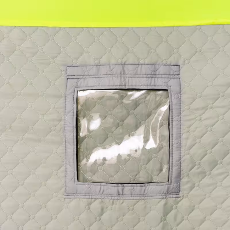 Палатка-куб утепленная для зимней рыбалки Premier Fishing Комфорт PR-ISCС-180BG, 3-мест., 180х180х190 см, желтый