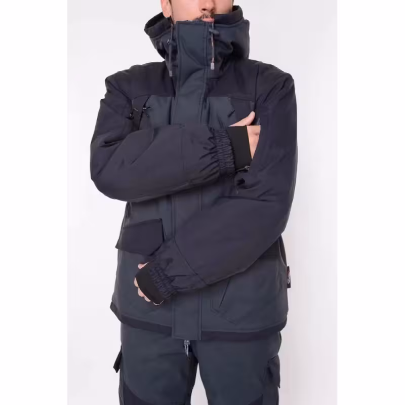 Костюм мужской Triton Gear Gorka -40 ПК, ткань Таслан, серый/черный, размер 56-58 (XL), 182-188 см