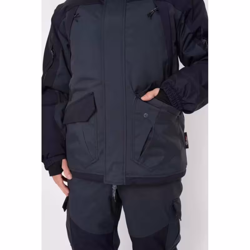 Костюм мужской Triton Gear Gorka -40 ПК, ткань Таслан, серый/черный, размер 56-58 (XL), 182-188 см