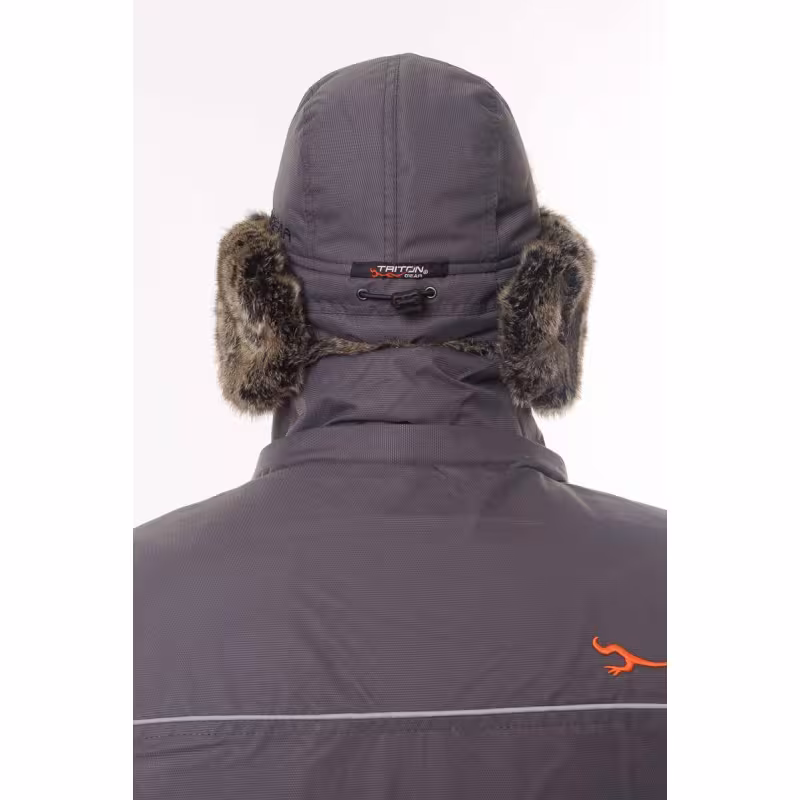 Шапка-ушанка Triton Winter Storm таслан, cерый, размер XXL