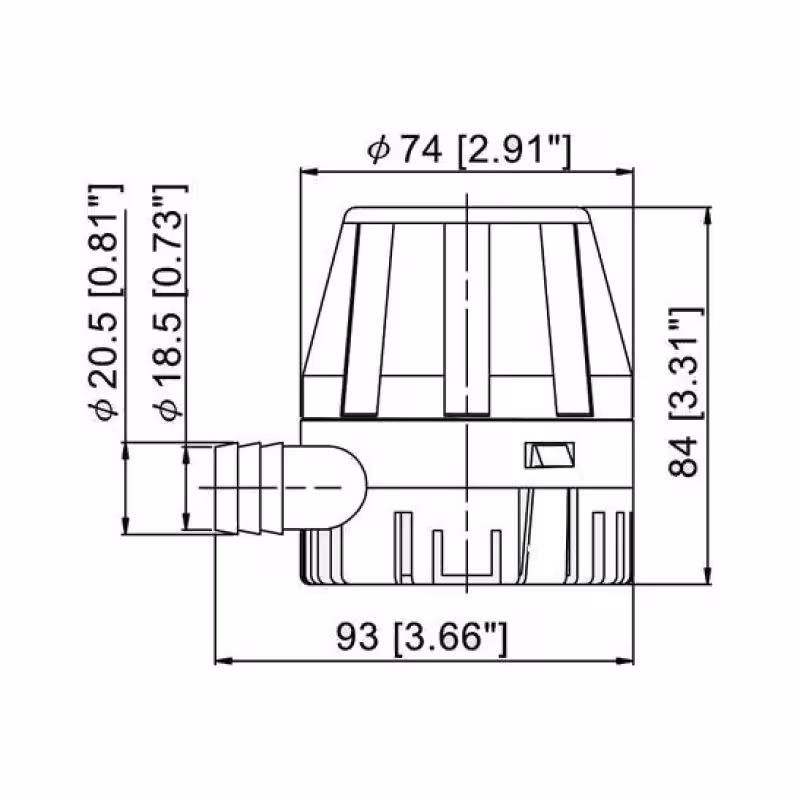 Помпа осушительная TMC 450 GPH, 33 л/мин