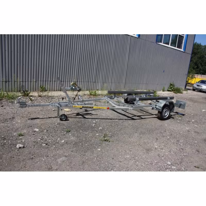 Прицеп лодочный одноосный Вектор ЛАВ 81015С, ложементы