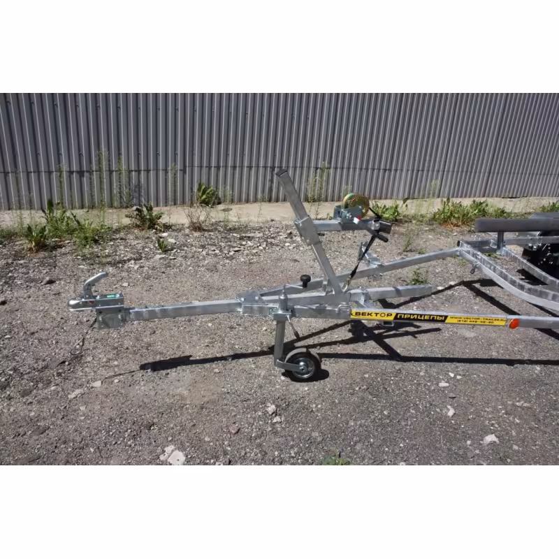 Прицеп лодочный одноосный Вектор ЛАВ 81015С, ложементы