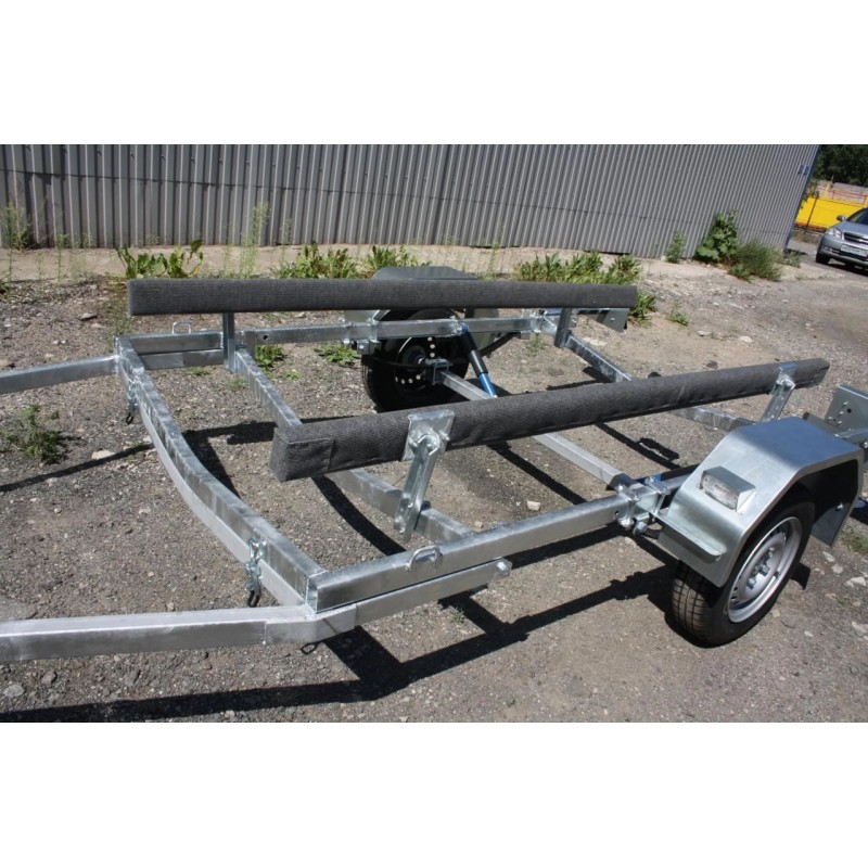 Прицеп лодочный одноосный Вектор ЛАВ 81015С, ложементы