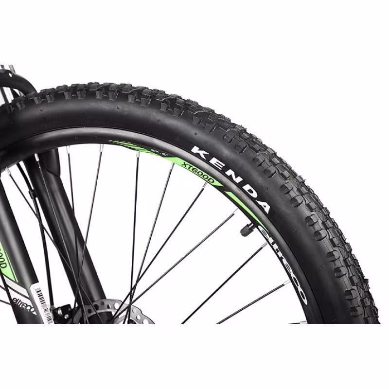 Велогибрид Eltreco XT600 D черный/зеленый