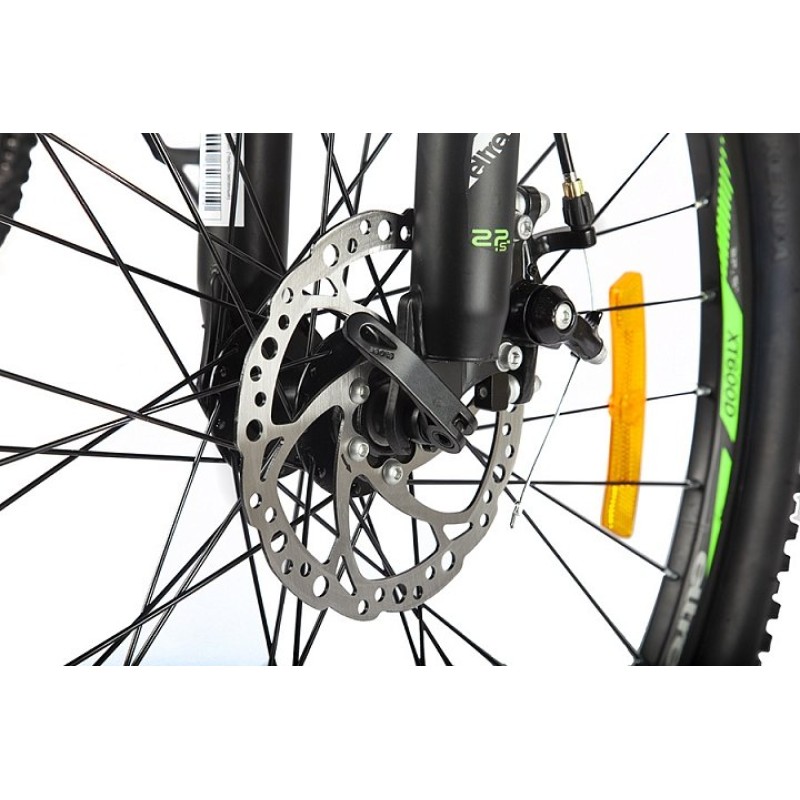 Велогибрид Eltreco XT600 D черный/зеленый