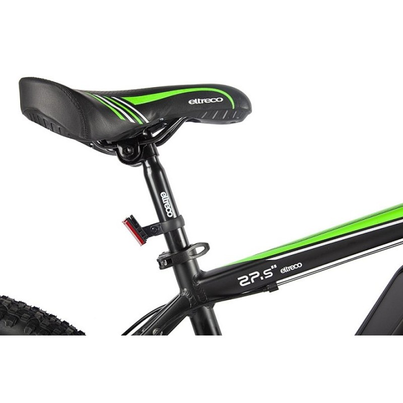 Велогибрид Eltreco XT600 D черный/зеленый