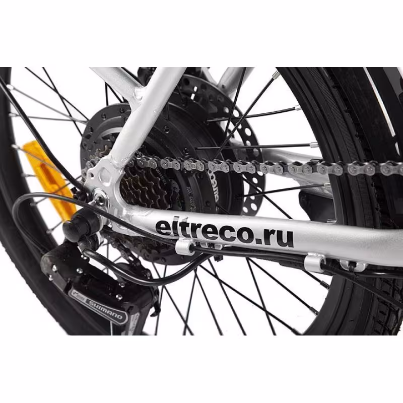 Велогибрид Eltreco VOLTECO FLEX, серебристый