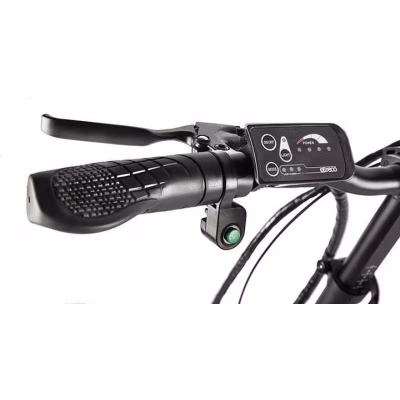 Велогибрид Eltreco VOLTECO FLEX, серебристый