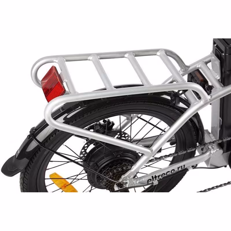 Велогибрид Eltreco VOLTECO FLEX, серебристый