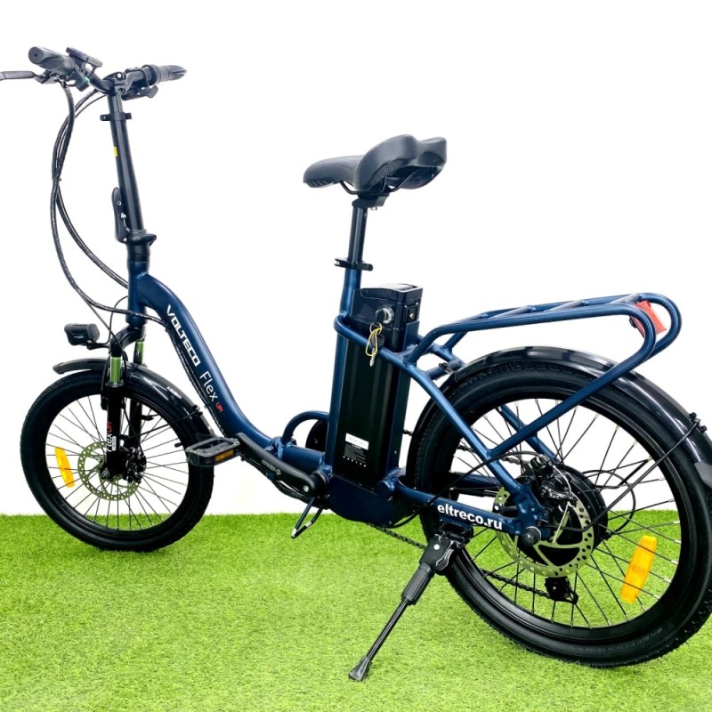 Велогибрид Eltreco Volteco Flex Up!, синий