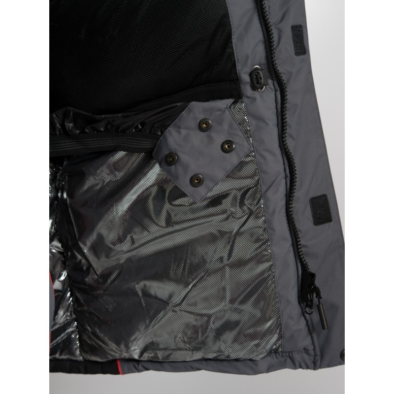 Костюм мужской Huntsman (Восток) Siberia Lux, ткань Breathable, серый/черный, размер 48-50, 182-188 см