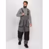 Костюм мужской Huntsman Siberia Lux, ткань Breathable, серый/черный, размер 52-54, 170-176 см