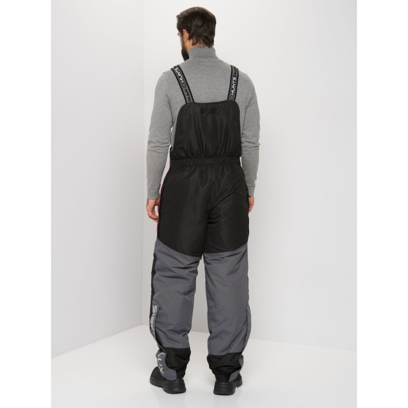 Костюм мужской Huntsman (Восток) Siberia Lux, ткань Breathable, серый/черный, размер 56-58, 182-188 см