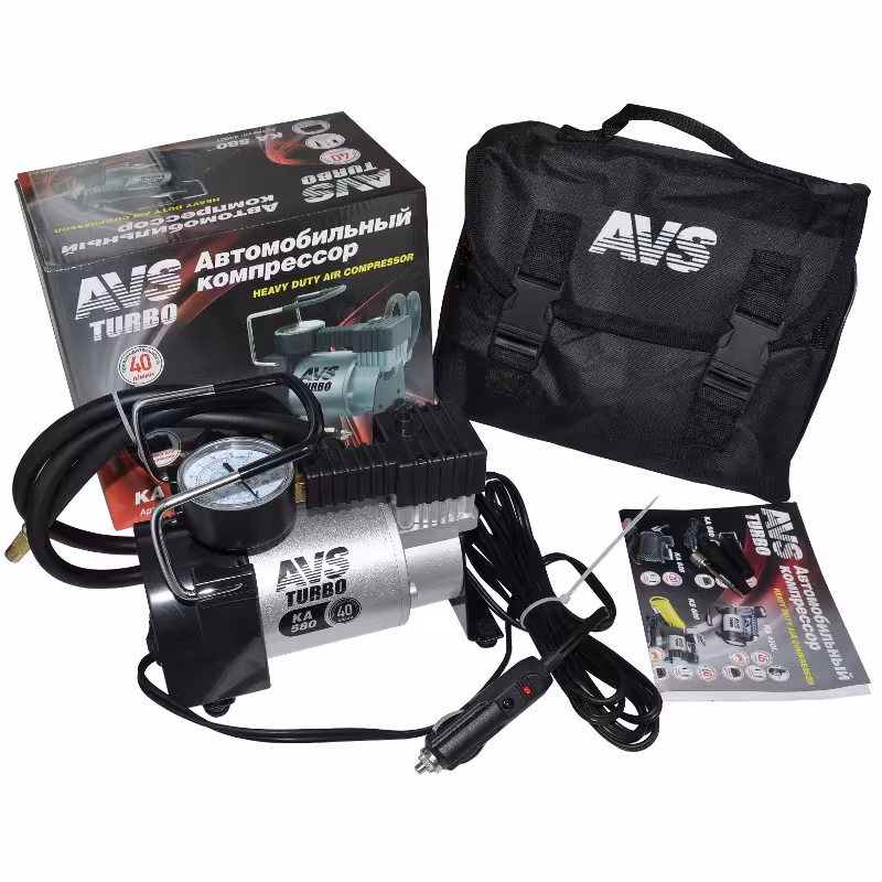Компрессор автомобильный AVS KA580 