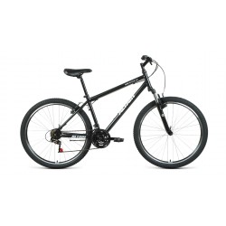 Велосипед горный хардтейл Altair MTB HT 1.0 27.5 ( 21 скорость, рост 19 ) чёрный/серебристый