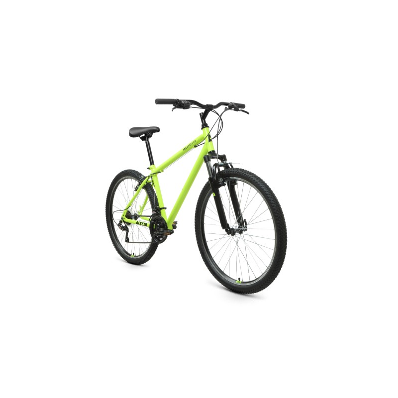 Велосипед горный хардтейл Altair MTB HT 1.0 27.5 ( 21 скорость, рост 19 ) ярко-зелёный/чёрный