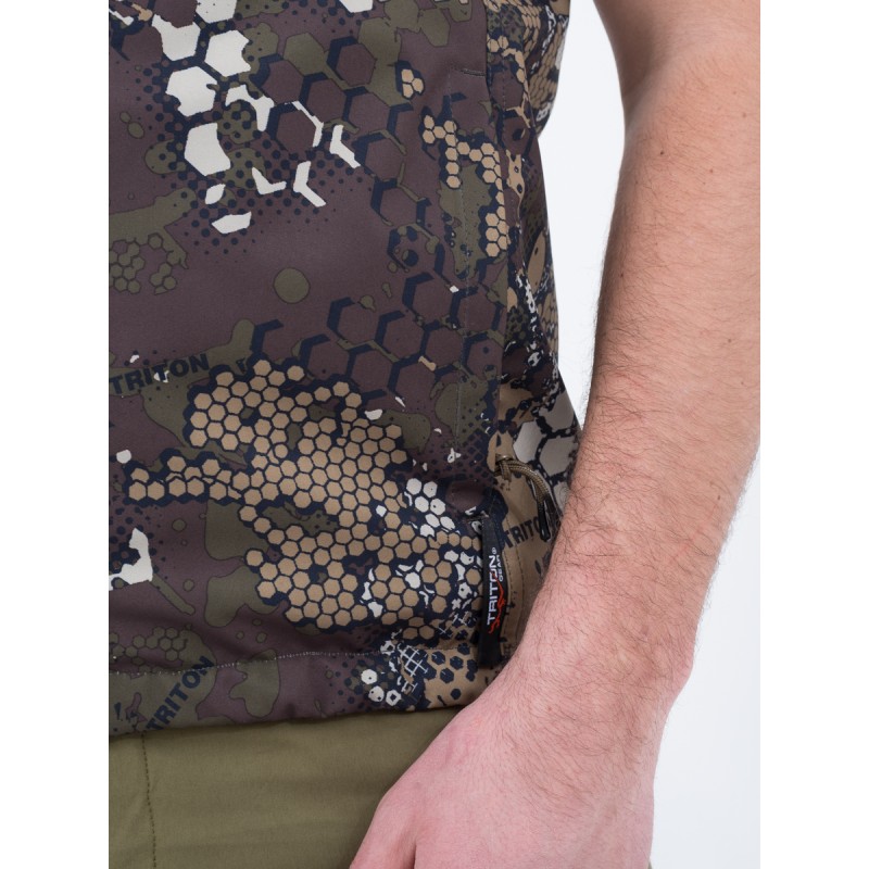 Жилет мужской Triton Gear Ridge, ткань Софтшелл, бежевый камуфляж, размер L