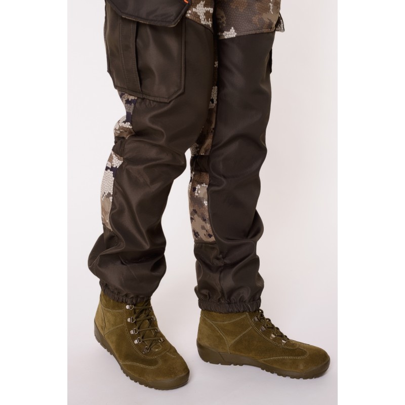 Костюм мужской OneRus Горный -5, ткань Полофлис, бежевый камуфляж/коричневый, размер 52-54 (L), 170-176 см