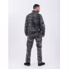 Костюм мужской OneRus Лис, флис, серый/бежевый камуфляж, размер 48-50 (M), 182-188 см