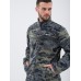 Костюм мужской OneRus Лис, флис, серый/бежевый камуфляж, размер 48-50 (M), 182-188 см